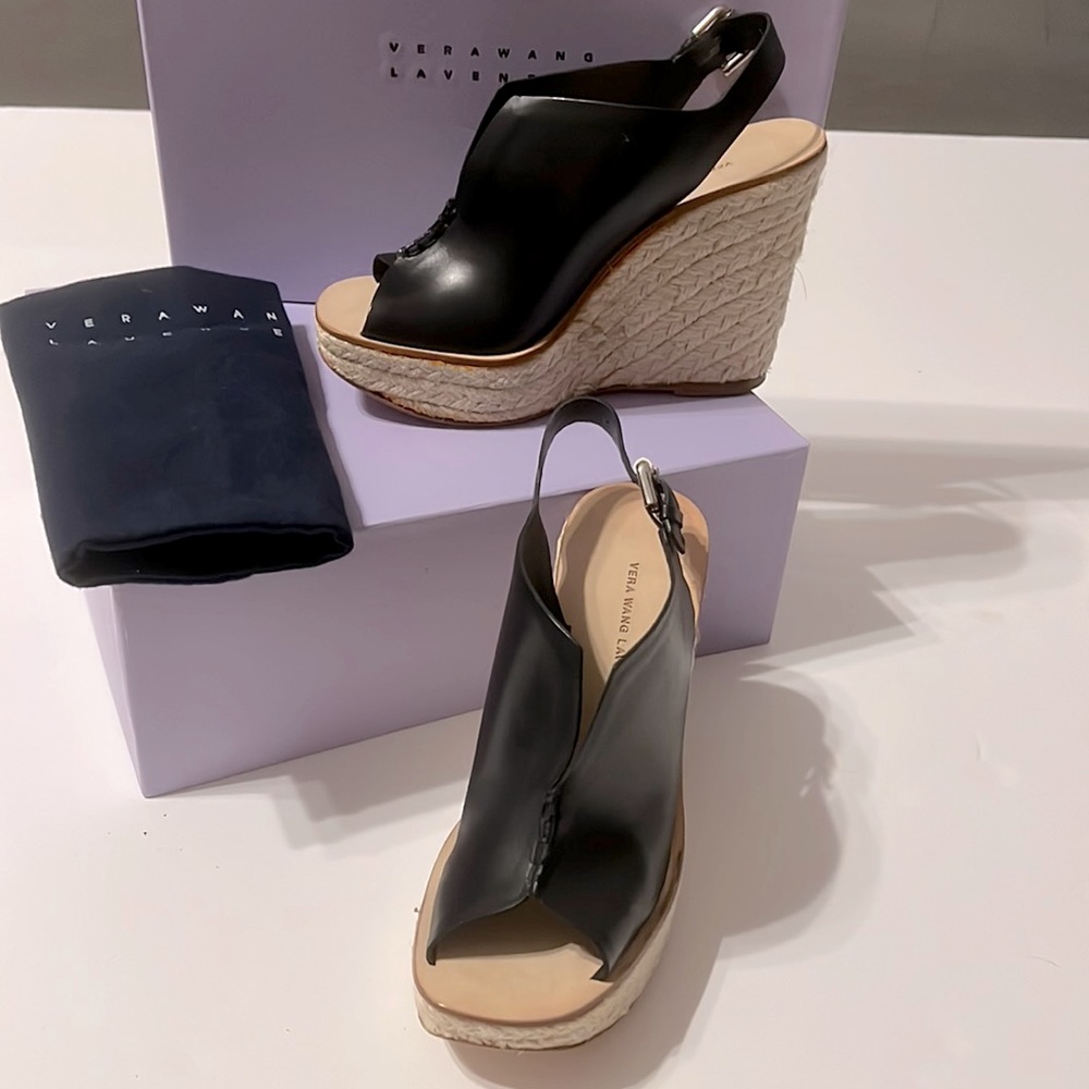 Vera Wang Lavender Espadrille wedge